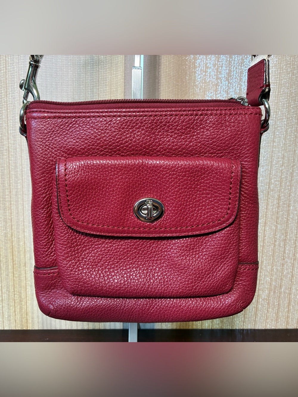 Coach Hamilton Pebbled Leather Crossbody